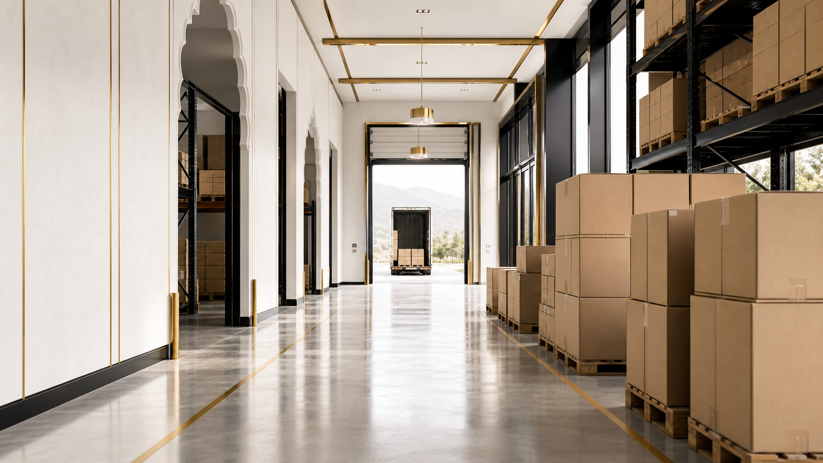 Premium logistics corridor
